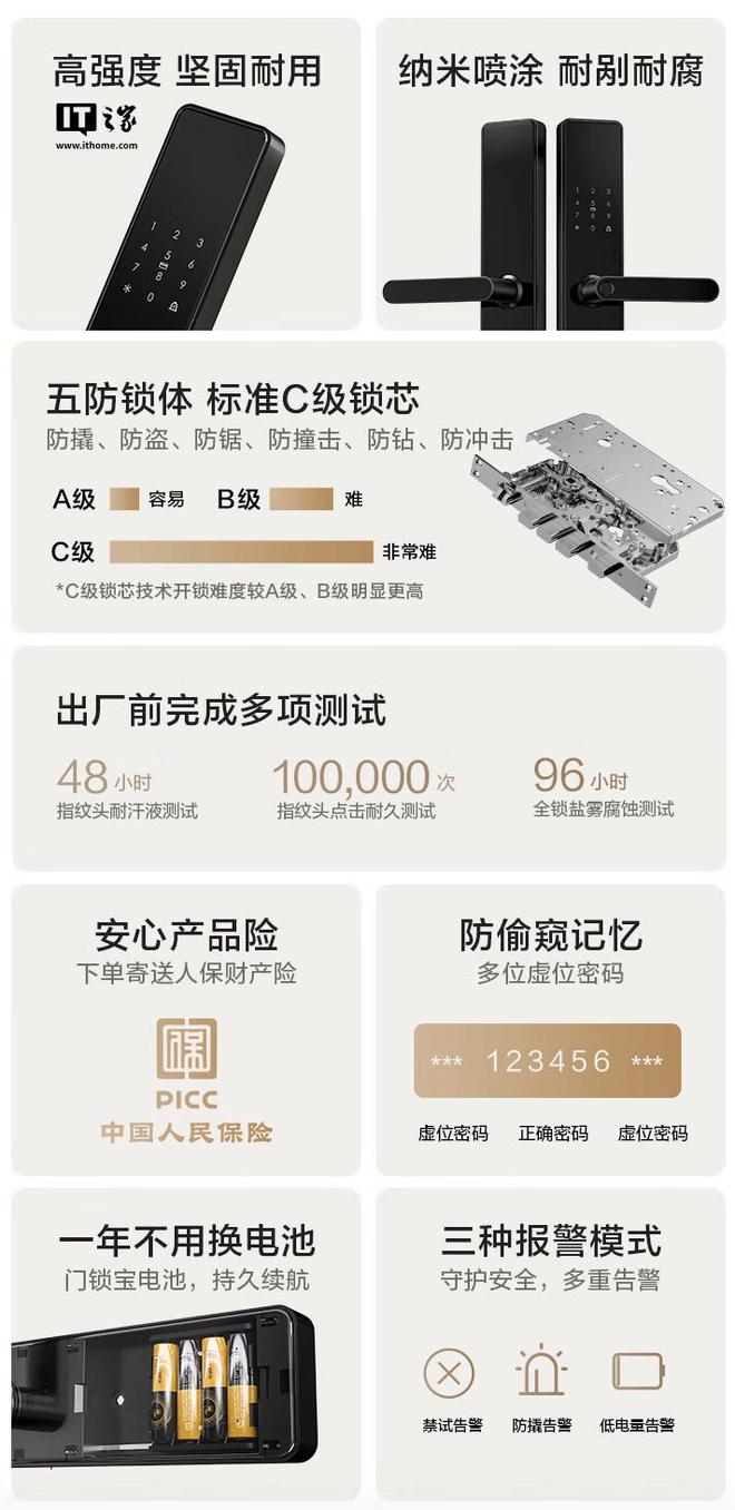 开元体育·(中国)官方网站京东京造推出 M10 智能指纹门锁369 元(图2)